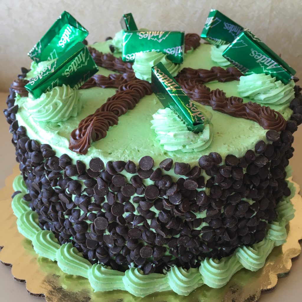 Buttercream Mint Torte - St. Patricks Day