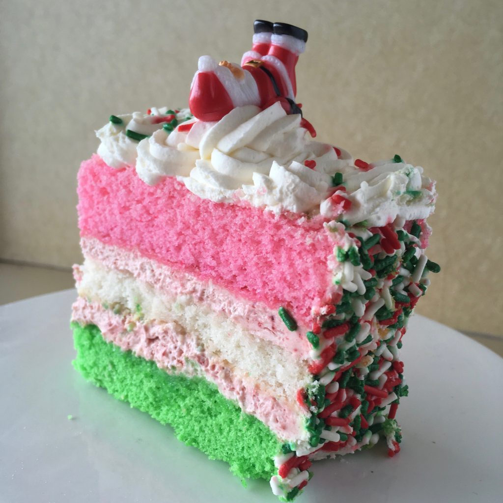 Christmas Cake Slice