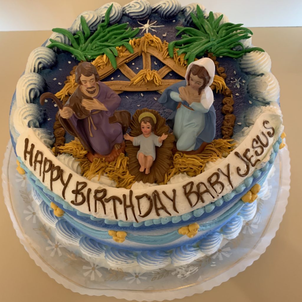 Nativity Scene Cake - Christmas