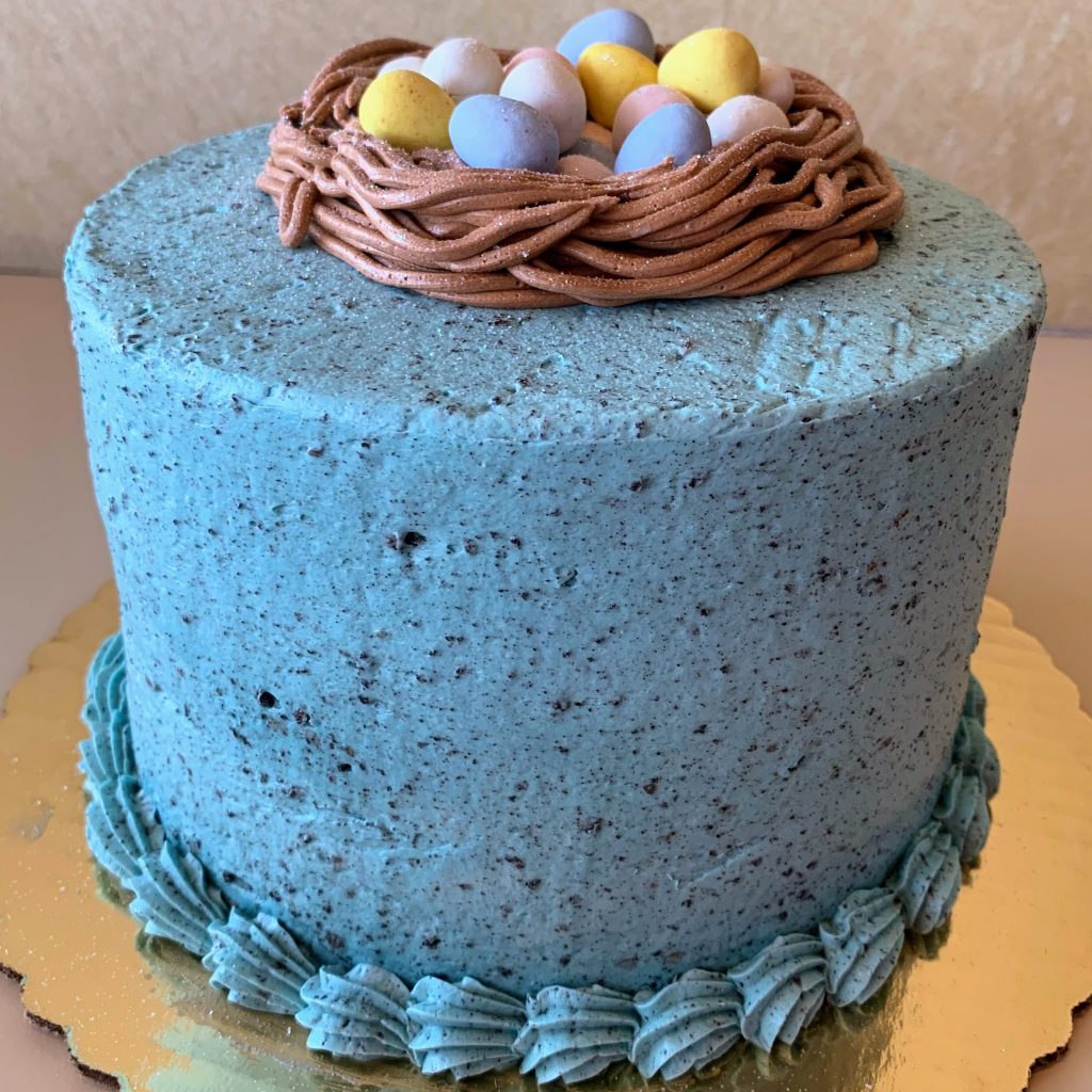 Robin's Nest Easter Centerpiece Cake