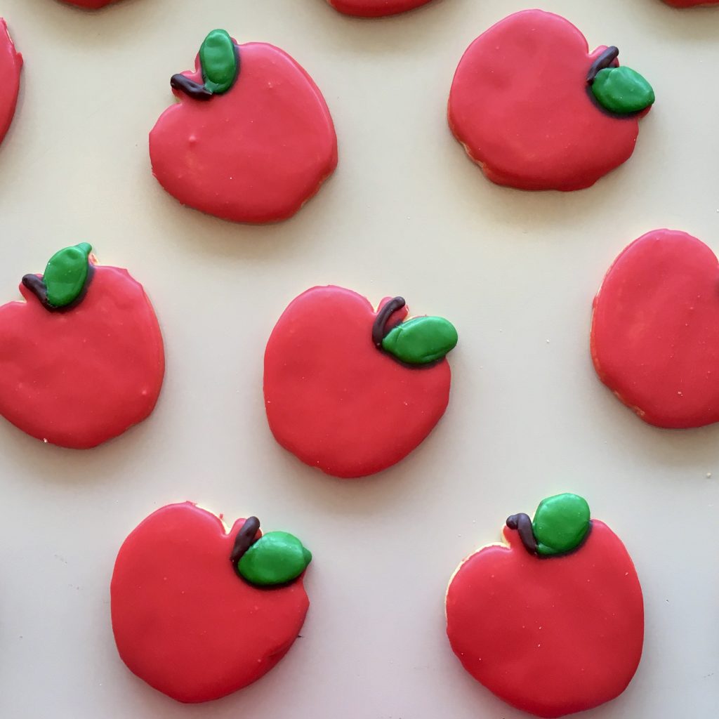 Iced Apple Cookies
